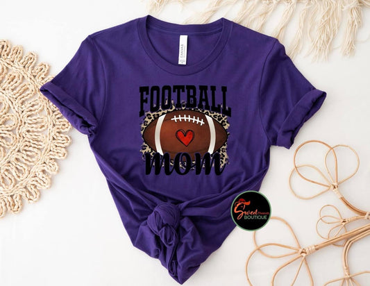 Purple Football Mom
